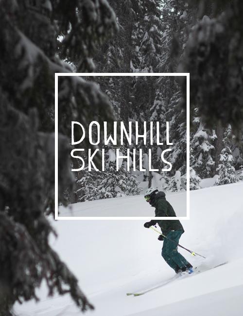 downhill ski hills bc