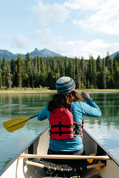 Canoe Bowron Lake