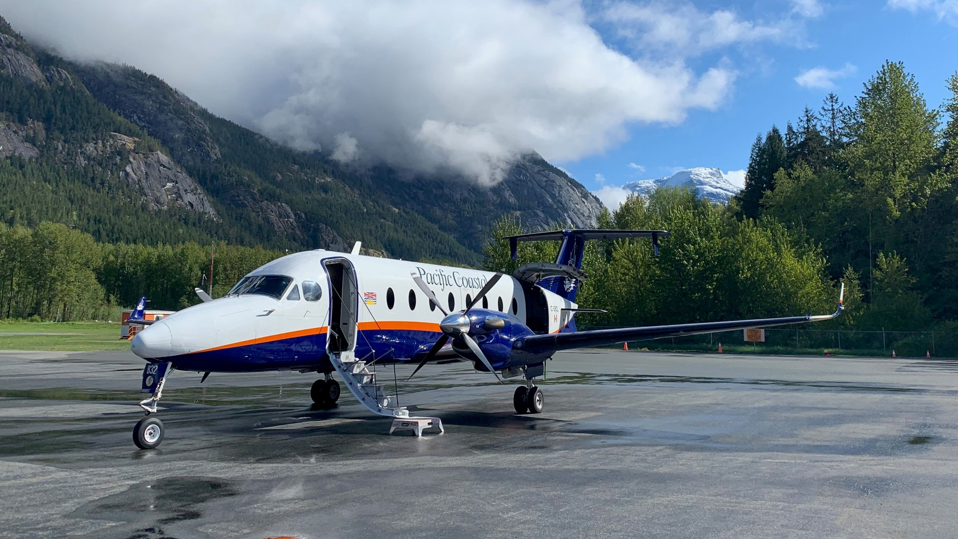 Fly into Bella Coola Airport with Pacific Coastal Airlines
